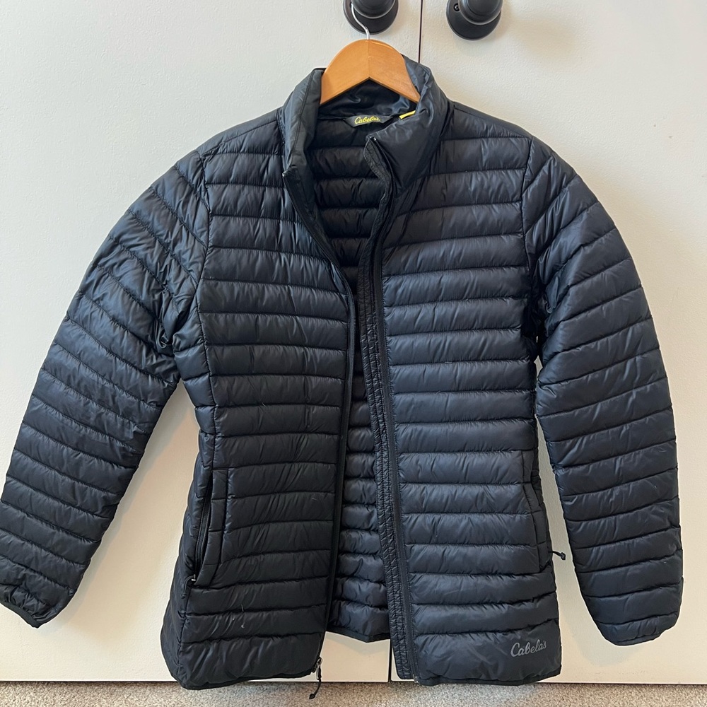 Cabela's Midnight Black Down Jacket - image 1